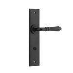 12780P85 - Sarlat Lever - Chamfered Backplate - Matt Black - Privacy