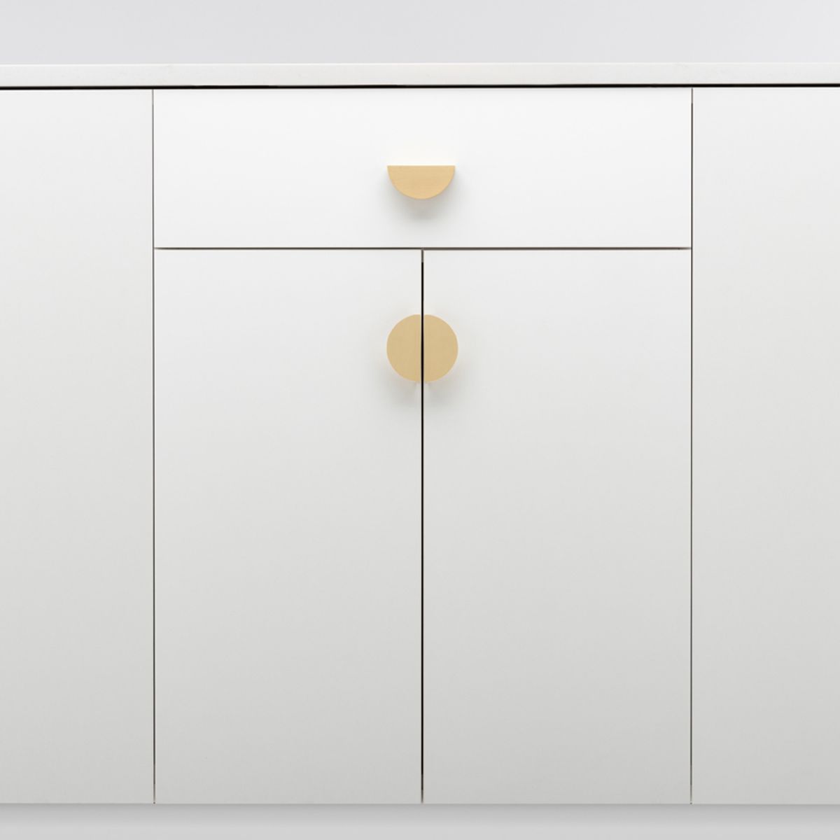 21326 - Osaka Drawer Pull - Brushed Brass