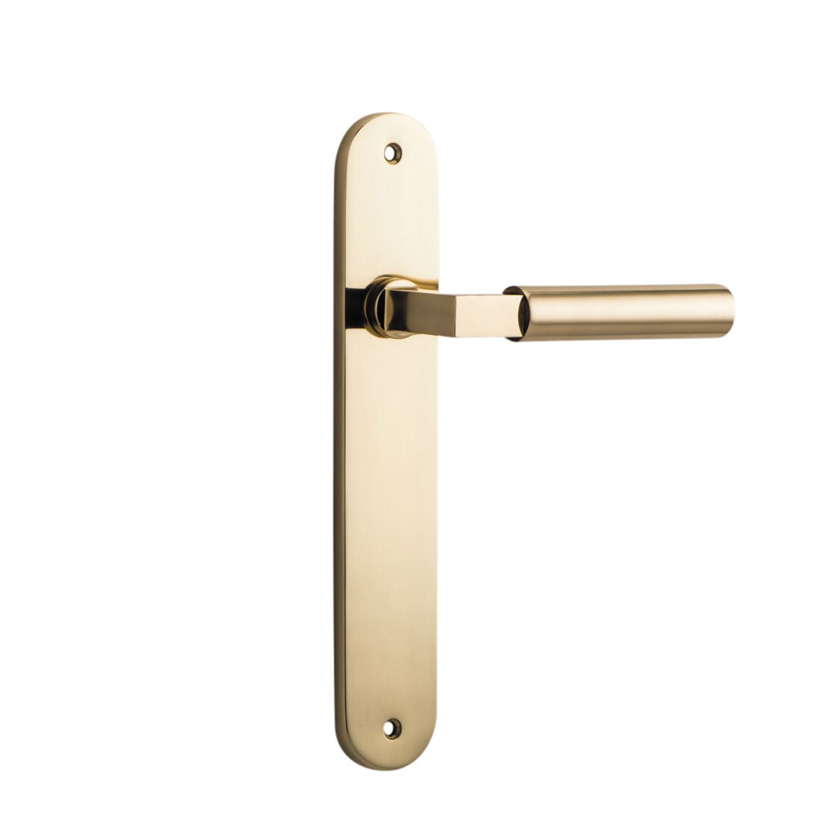 10266 - Berlin Lever - Oval Backplate - Polished Brass - Passage