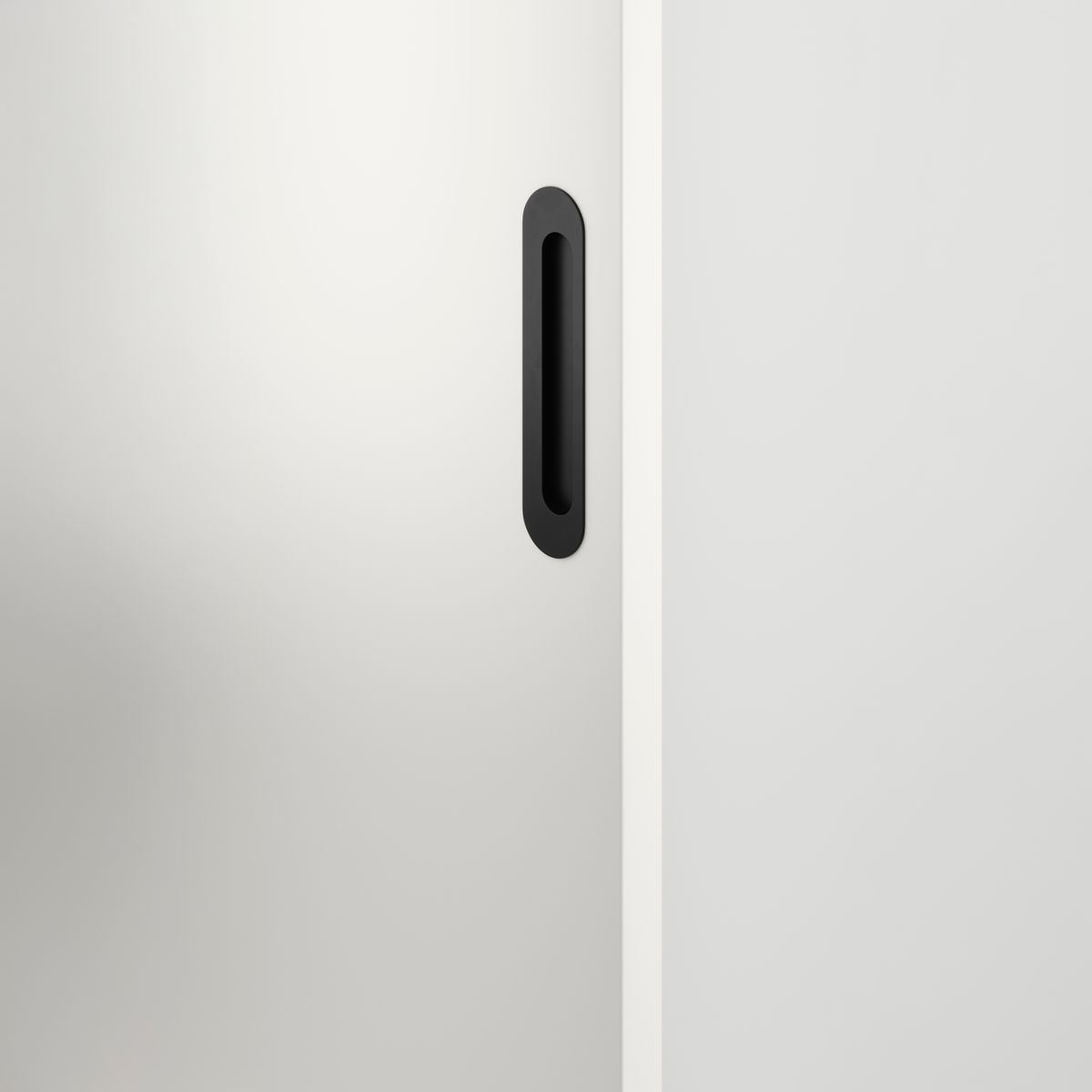 24163 - Puerto Flush Pull - Matt Black - Passage