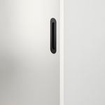 24163 - Puerto Flush Pull - Matt Black - Passage