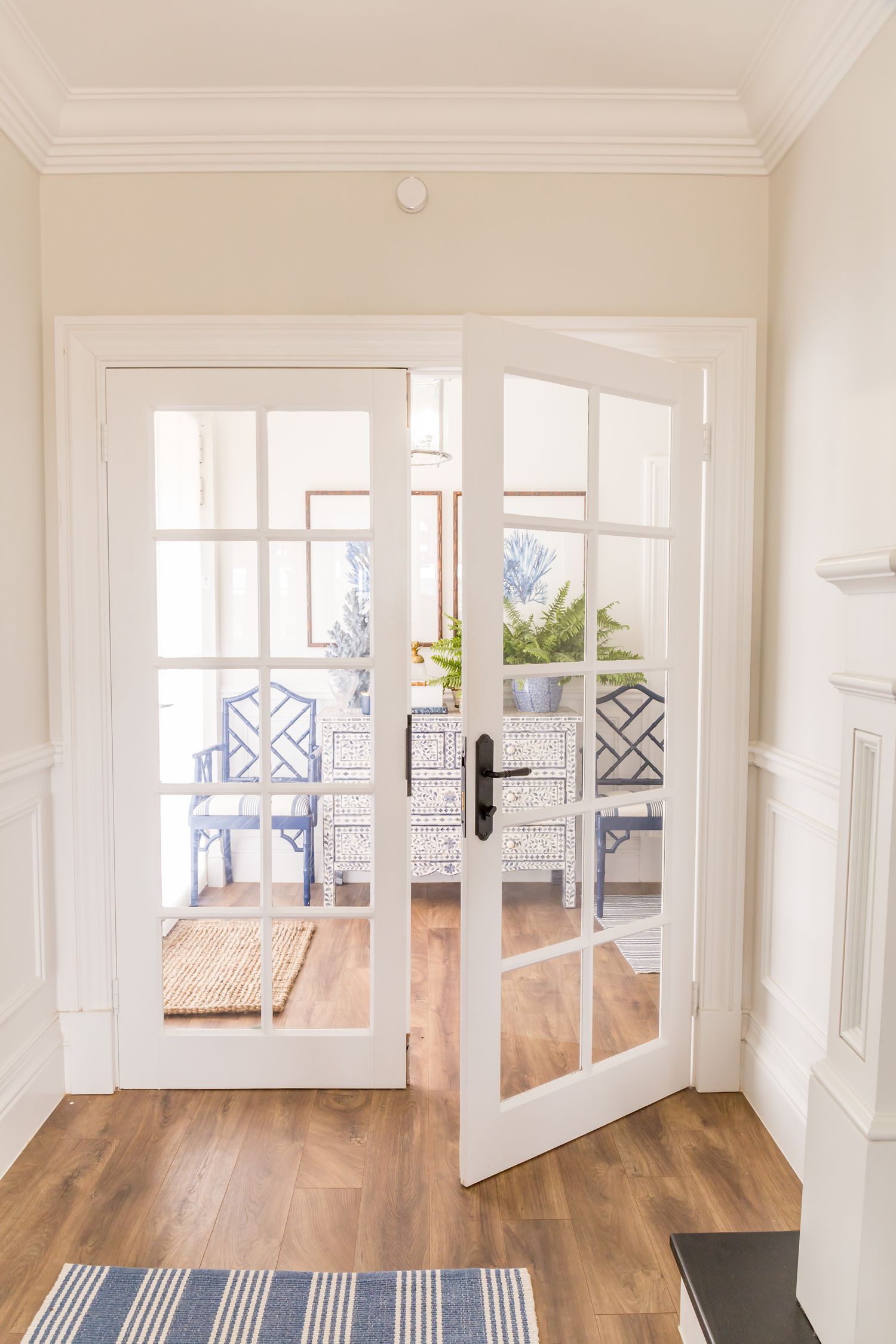 16212KENTR60KK - Sarlat Lever - Shouldered Backplate Entrance Kit with High Security Lock - Brushed Gold PVD - Entrance