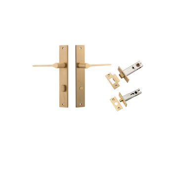 Como Lever - Rectangular Backplate Privacy Kit