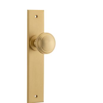 Paddington Knob - Chamfered Backplate