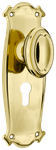 Bungalow Door Knob - Long Backplate