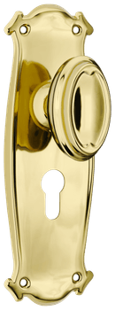 Bungalow Door Knob - Long Backplate