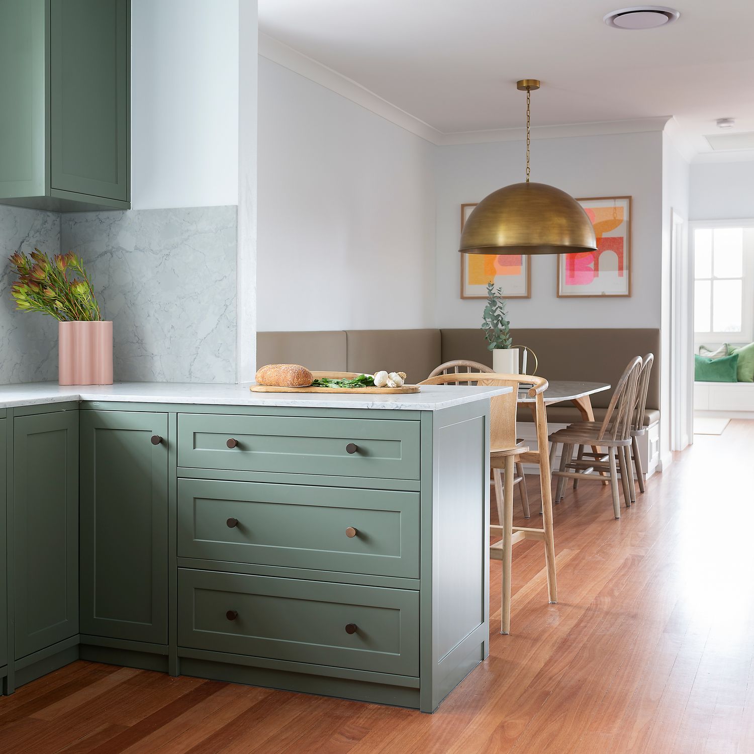 17438 - Osaka Cupboard Knob P28xD32mm - Brushed Gold PVD