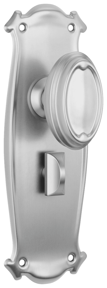 Bungalow Door Knob - Long Backplate