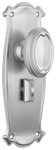 Bungalow Door Knob - Long Backplate