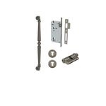 16933KENTR60KK - Sarlat Pull Handle - 450mm Entrance Kit with Separate High Security Lock - Graphite PVD - Entrance