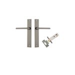 16702KPASS60 - Baltimore Lever - Rectangular Backplate Passage Kit - Graphite PVD - Passage
