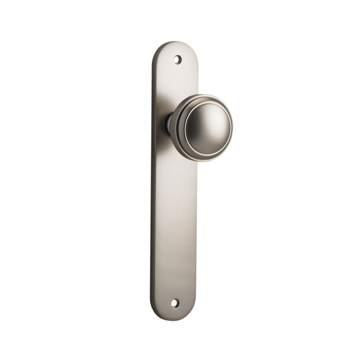14832 - Paddington Knob - Oval Backplate - Satin Nickel - Passage