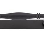 21063B - Sarlat Cabinet Pull with Backplate - CTC128mm - Matt Black
