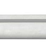0537B - Cali Cabinet Pull with Backplate - CTC 256mm - Brushed Chrome