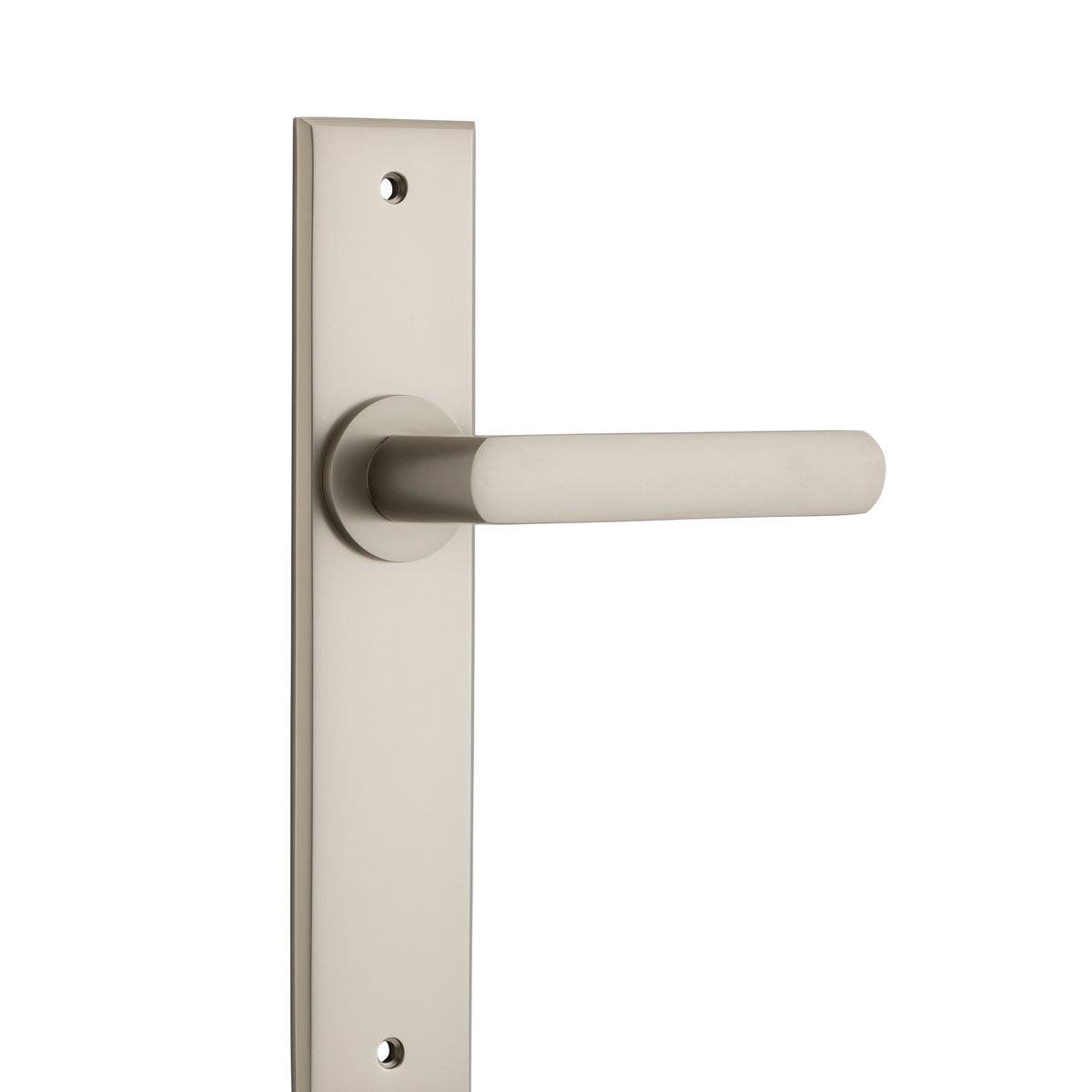 14868 - Osaka Lever - Chamfered Backplate - Satin Nickel - Passage