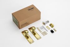 Milton Door Knob - Long Backplate Passage Set