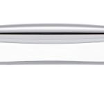 21084B - Sarlat Cabinet Pull with Backplate - CTC256mm - Polished Chrome