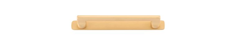 20896B - Baltimore Cabinet Pull with Backplate - CTC160mm - Brushed Brass