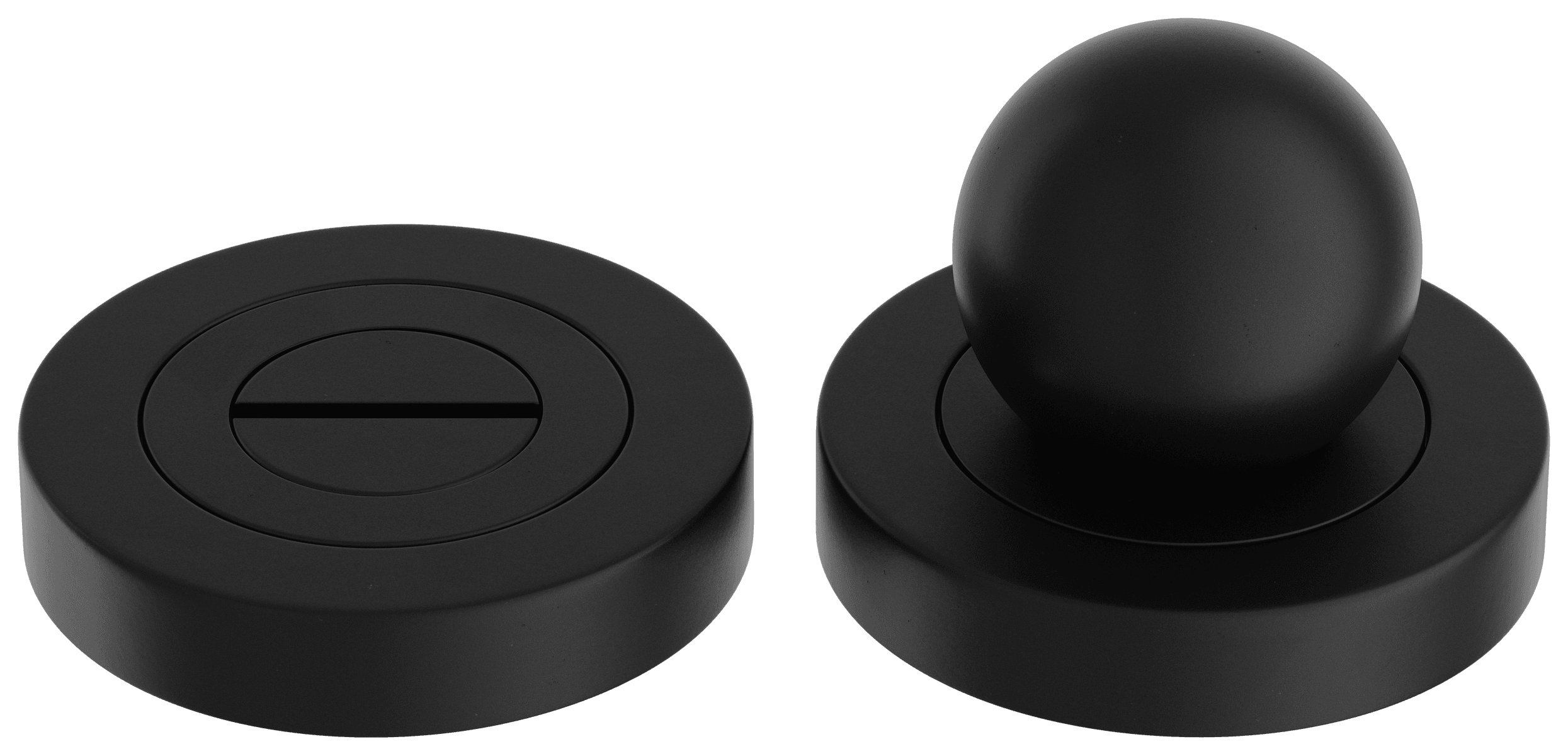 24143 - Puerto Privacy Turn - Round - Matt Black