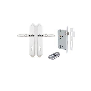 Sarlat Lever - Shouldered Backplate Entrance Kit with High Security Lock