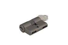 17290 - Euro Cylinder Key/Key 3 Pin - Graphite PVD - Entrance