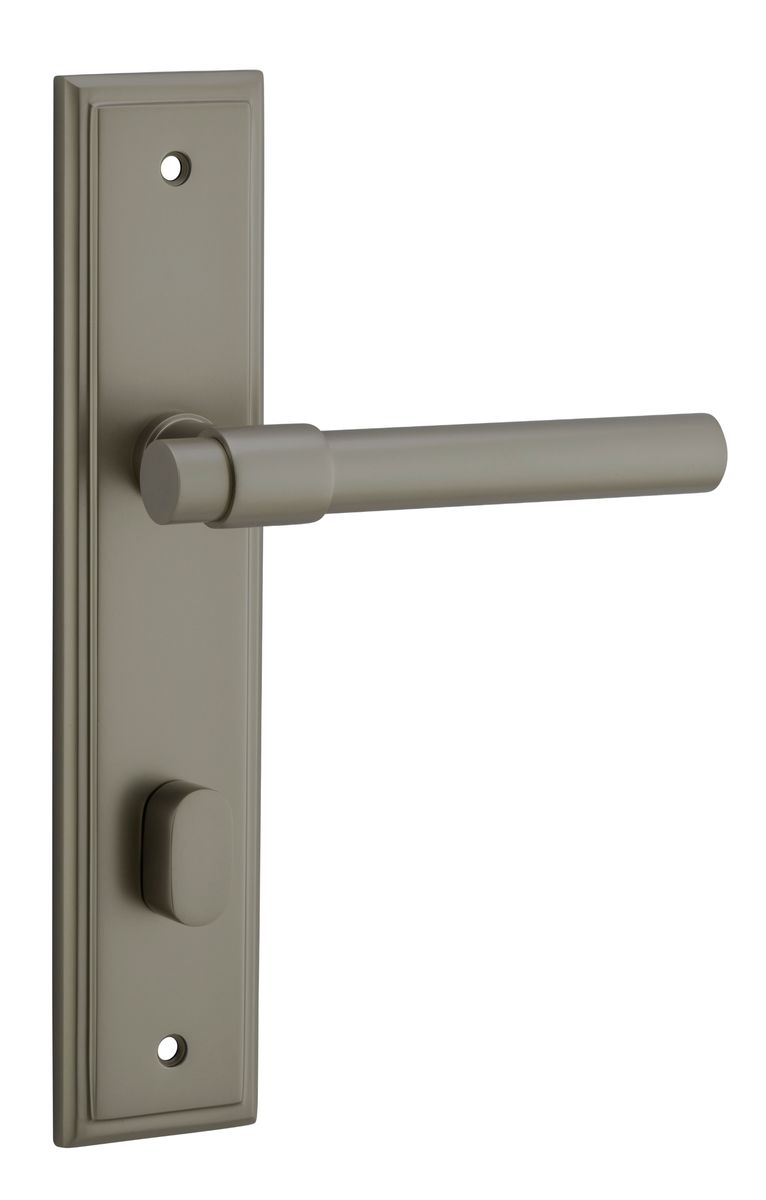 16602P85 - Helsinki Lever - Stepped Backplate - Graphite PVD - Privacy