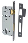 6070 - 85mm Euro Roller Mortice Lock - 45mm Backset - Matt Black
