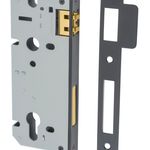 6070 - 85mm Euro Roller Mortice Lock - 45mm Backset - Matt Black