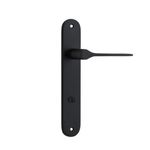 12770P85 - Como Lever - Oval Backplate - Matt Black - Privacy