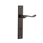10920P85 - Stirling Lever - Rectangular Backplate - Signature Brass - Privacy