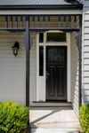 11712E85 - Sarlat Lever - Shouldered Backplate - Polished Chrome - Entrance