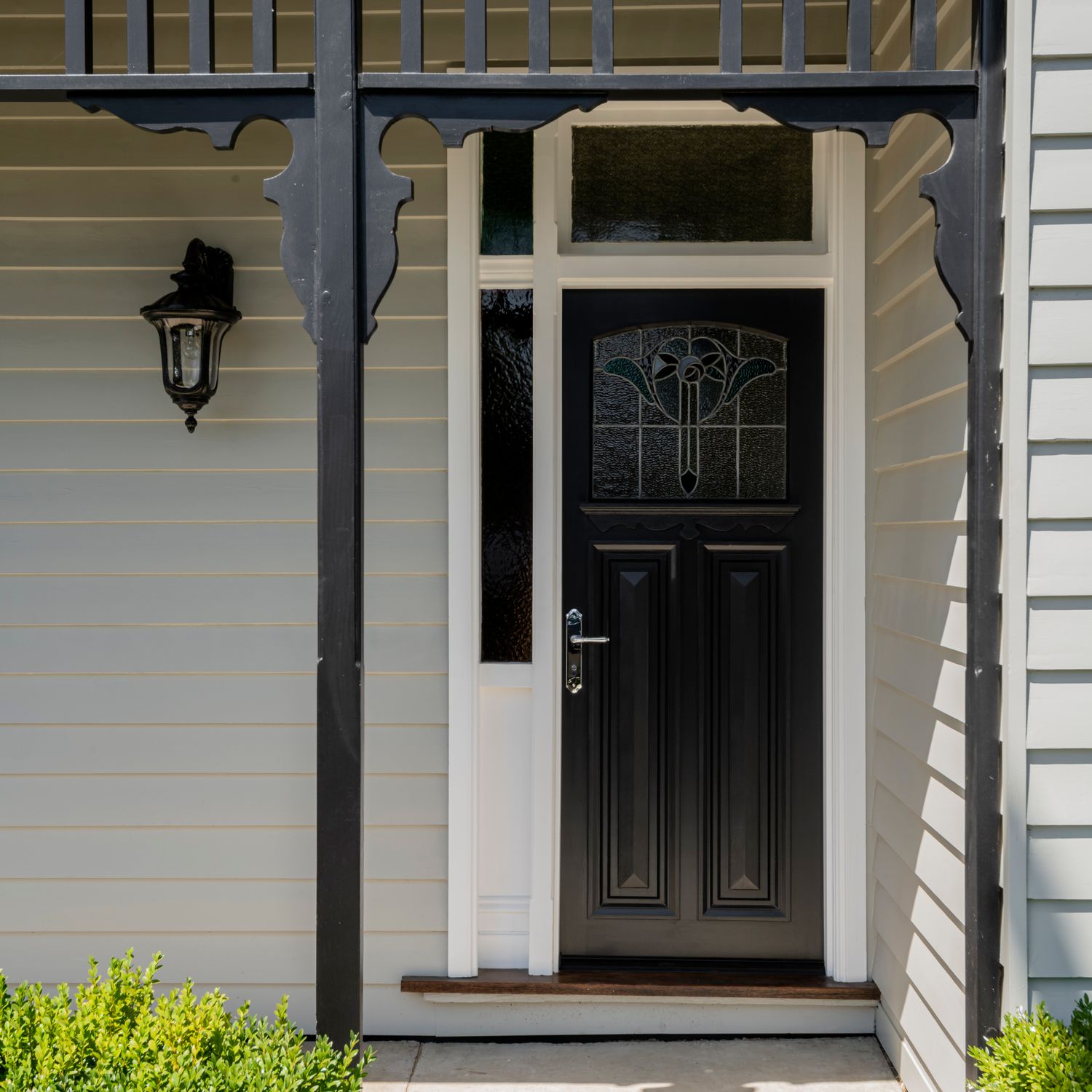 15212KPASS60 - Sarlat Lever - Shouldered Backplate Passage Kit - Brushed Brass - Passage