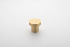 0512 - Osaka Cupboard Knob P28xD32mm - Brushed Brass