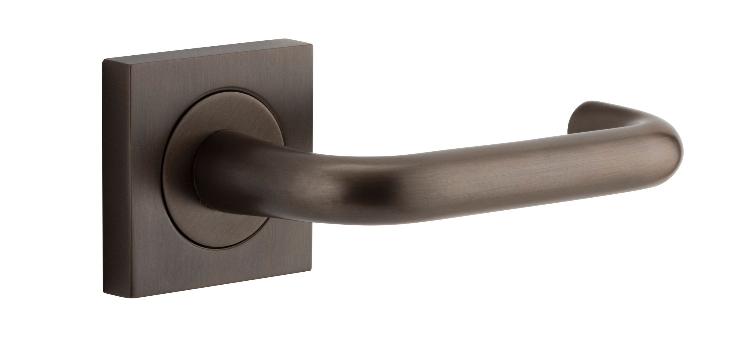 20361 - Oslo Lever - Square Rose - Signature Brass - Passage