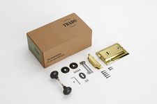 Rim Lock and Milled Edge Knob Passage Set