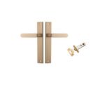 15248KPASS60 - Bronte Lever - Rectangular Backplate Passage Kit - Brushed Brass - Passage