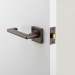 21171 - Baltimore Return Lever - Square Rose - Signature Brass - Passage