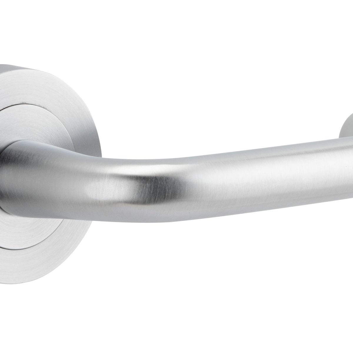 20355 - Oslo Lever - Round Rose - Brushed Chrome - Passage