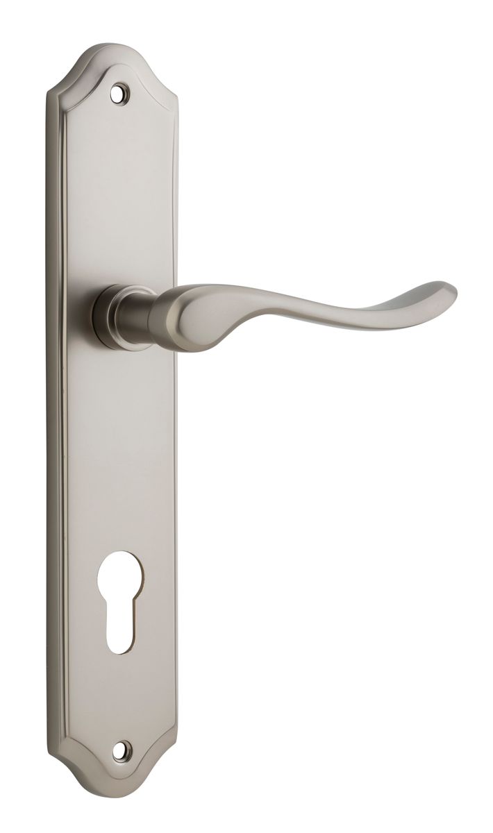 14922E85 - Stirling Lever - Shouldered Backplate - Satin Nickel - Entrance