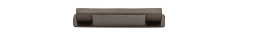 0518B - Cali Cabinet Pull with Backplate - CTC 96mm - Signature Brass
