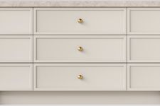 24090 - Puerto Cupboard Knob P35xD38mm - Brushed Gold PVD