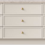 24090 - Puerto Cupboard Knob P35xD38mm - Brushed Gold PVD