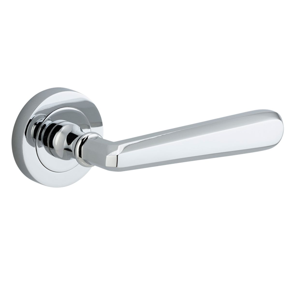 20804 - Copenhagen Lever - Round Rose - Polished Chrome - Passage