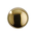 24080 - Puerto Cupboard Knob P30xD32mm - Brushed Gold PVD