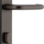10844P85 - Oslo Lever - Rectangular Backplate - Signature Brass - Privacy