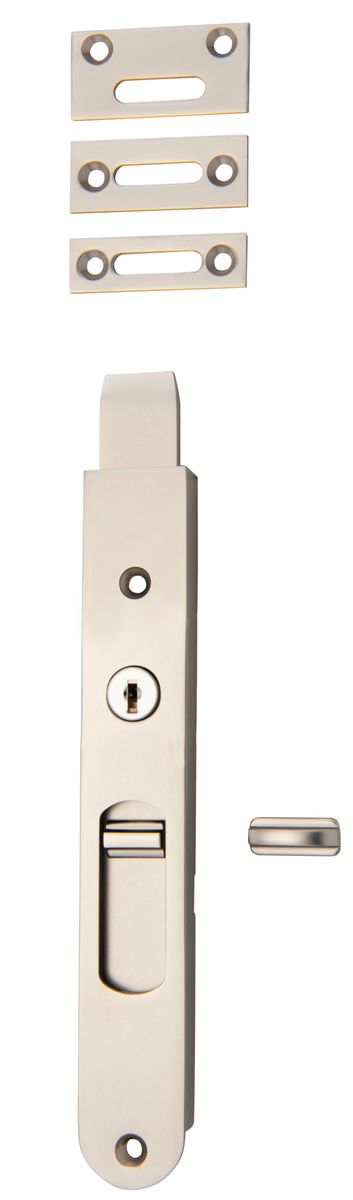 20388 - Locking Flush Bolt - 200mm - Satin Nickel