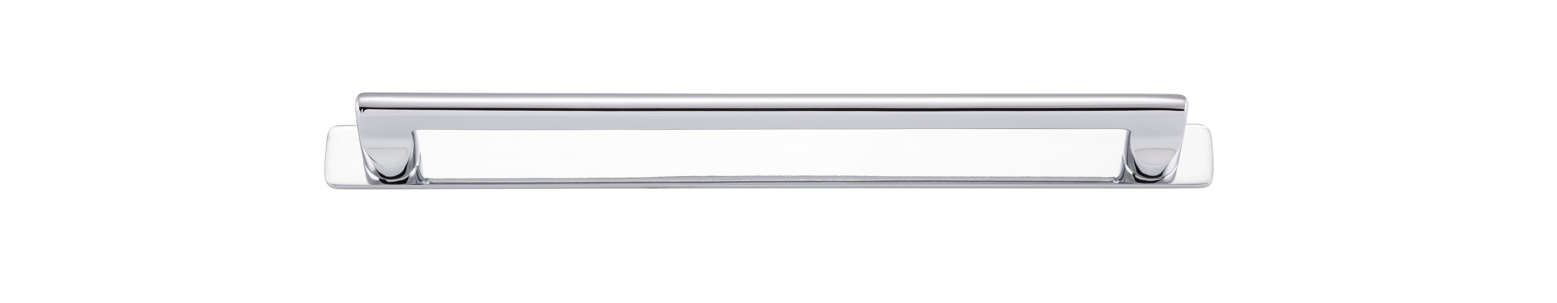 20904B - Baltimore Cabinet Pull with Backplate - CTC256mm - Polished Chrome