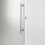 21855 - Roller Latch with Face Plate and Striker - Polished Chrome