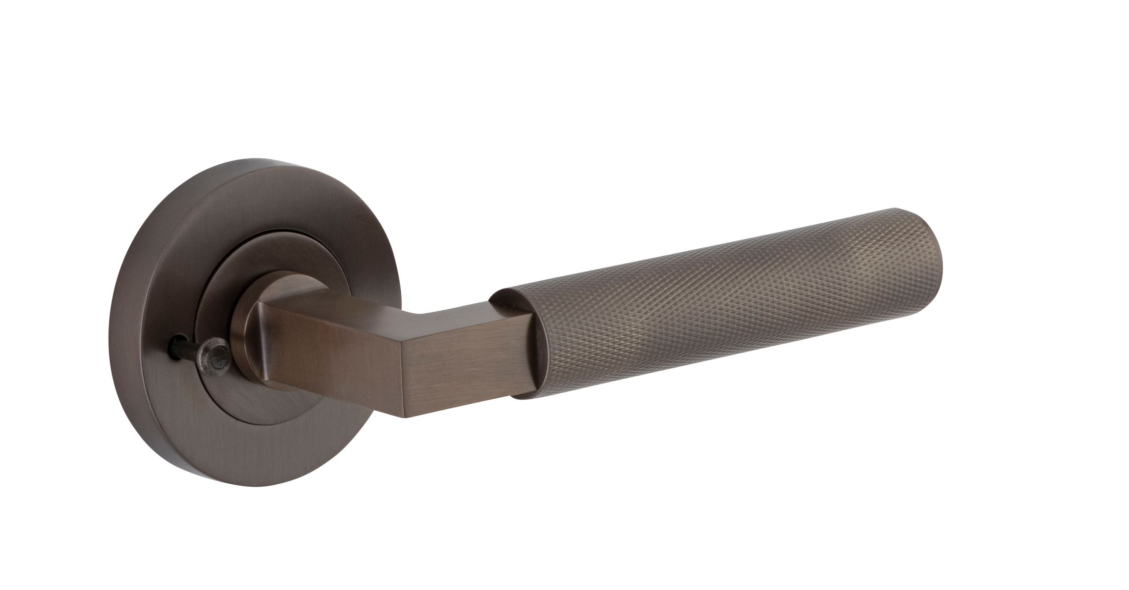 0351KIBPRIV60 - Brunswick Lever - Round Rose Privacy Kit (Inbuilt Privacy) - Signature Brass - Privacy