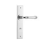 11786 - Verona Lever - Chamfered Backplate - Polished Chrome - Passage